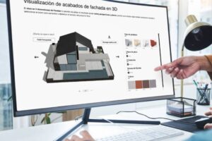 Visor 3D FAVEKER® para fachadas modernas, permitiendo a los arquitectos visualizar formas, colores y sistemas de fijación en tiempo real.