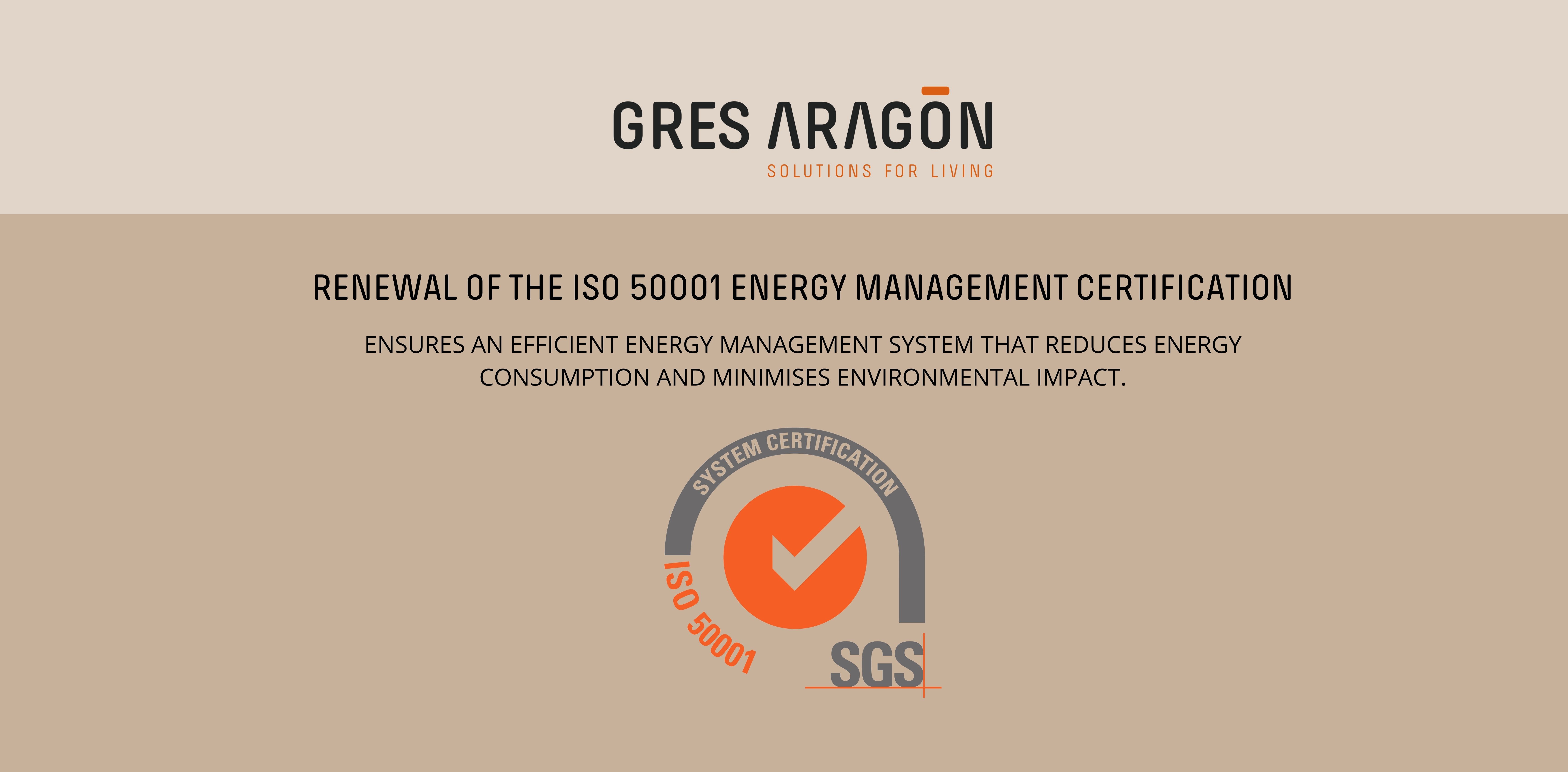 Renewed ISO 50001 Energy Management Certificate awarded to GRES ARAGÓN – FAVEKER
